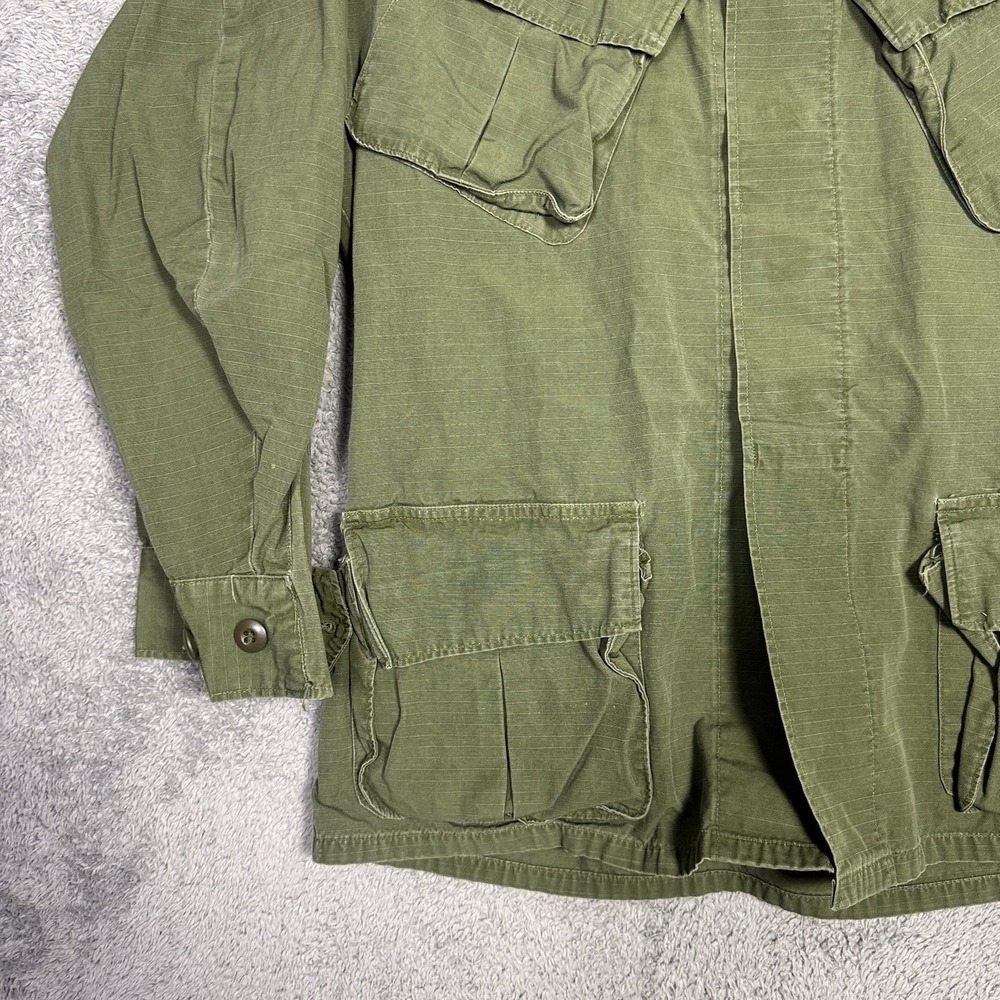 Coat Man's Cotton Wind Resistant Rip Stop Poplin OG 107 M Reg USGI 1968 Vietnam - Picture 2 of 12